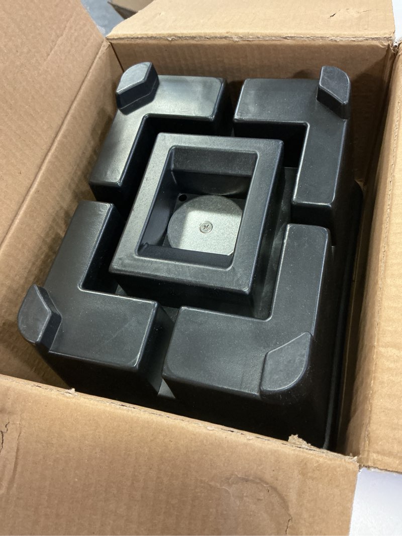 Condition photo showing Good Condition for ouleme heavy duty trailer jack block, for rv camper travel trailer 5th wheel, fits tongue stand jack post/wheels, round and square stabilizer foot plate, supports up to 15,000 lbs (5.8 inches) 1 pack