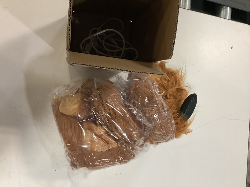 Condition photo showing Good Condition for electric heated highland cow, usb heating pad stuffed animal for women | soft warm pad with auto shut-off, ideal for stomach, belly, back and neck. unscented design for women and period use.