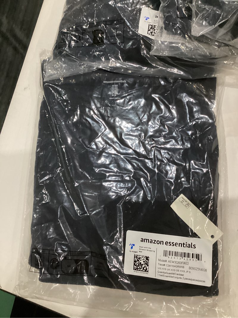 Condition photo showing New/Like New for Amazon Essentials Womens Cotton Modal Maternity and Nursing Sleepwear Pajama Set XX-Small Black