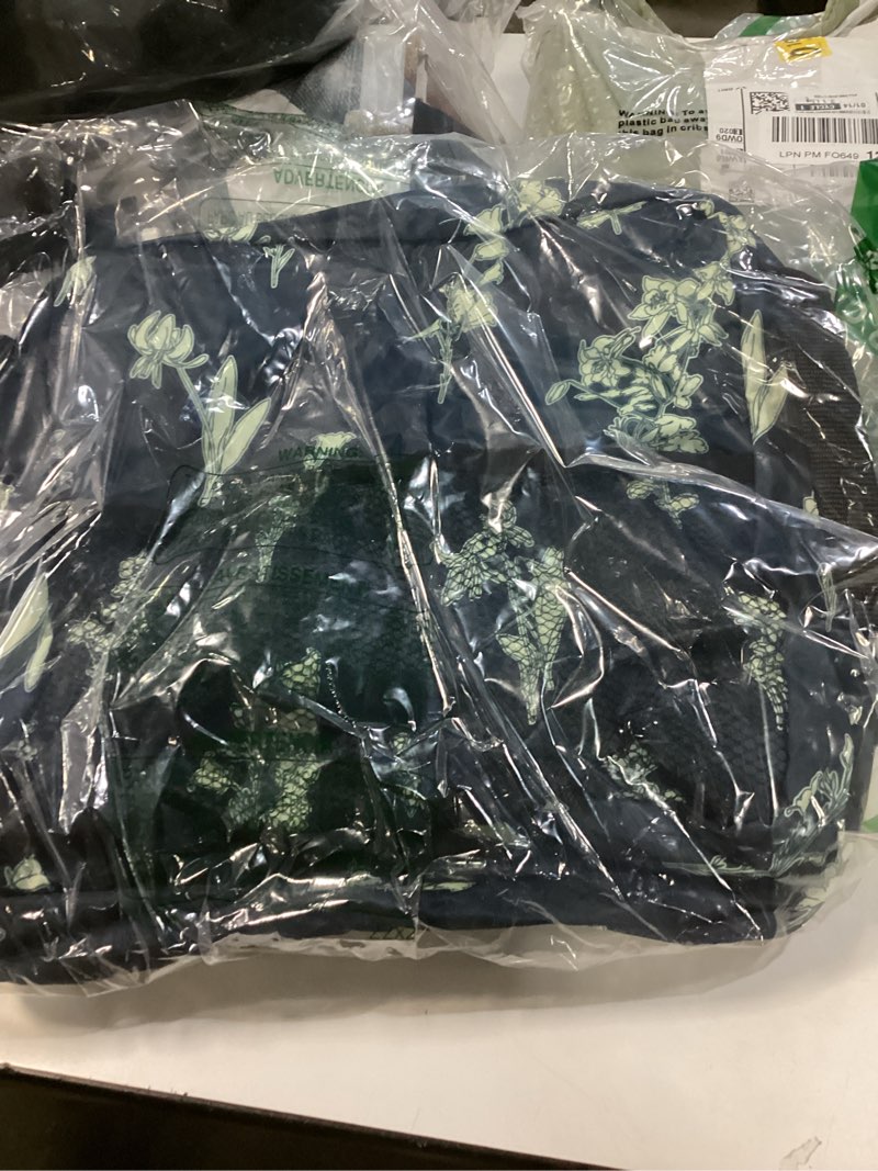 Condition photo showing Good Condition for Vive Wheelchair Bag - Machine Washable, Double-Stitched, Water-Resistant Accessory Backpack for Rollators, Wheel Chairs, Walkers - Pouch with XL Pockets & Straps for Quick Installation Blue Floral