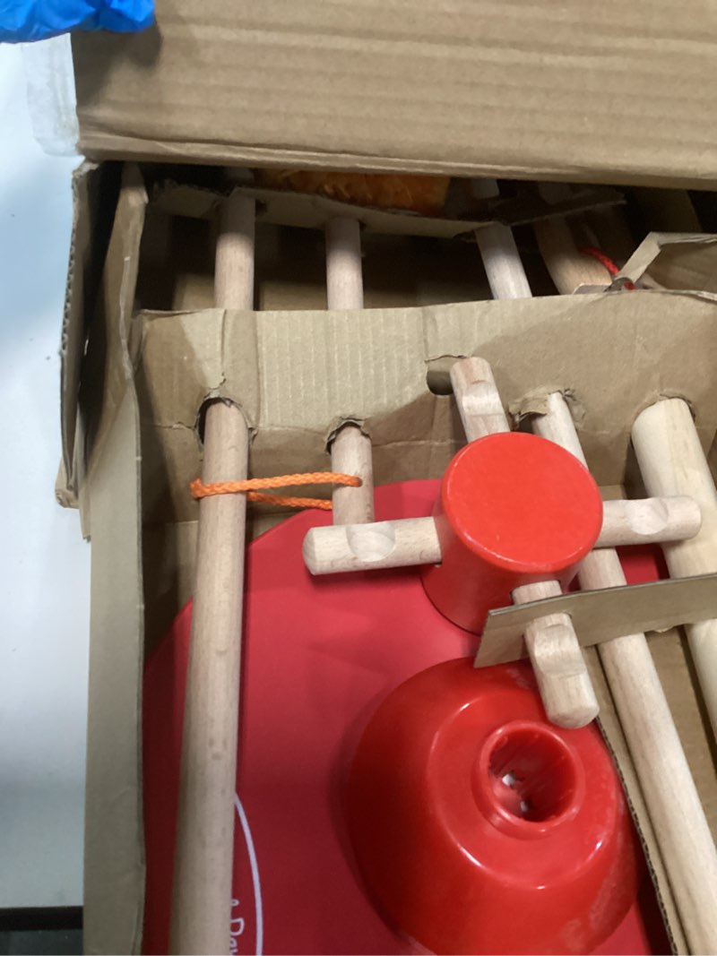 Condition photo showing Good Condition for melissa & doug dust sweep mop 6-piece pretend play set, toddler toy cleaning, pretend play home cleaning, kids broom and mop set for ages 3+