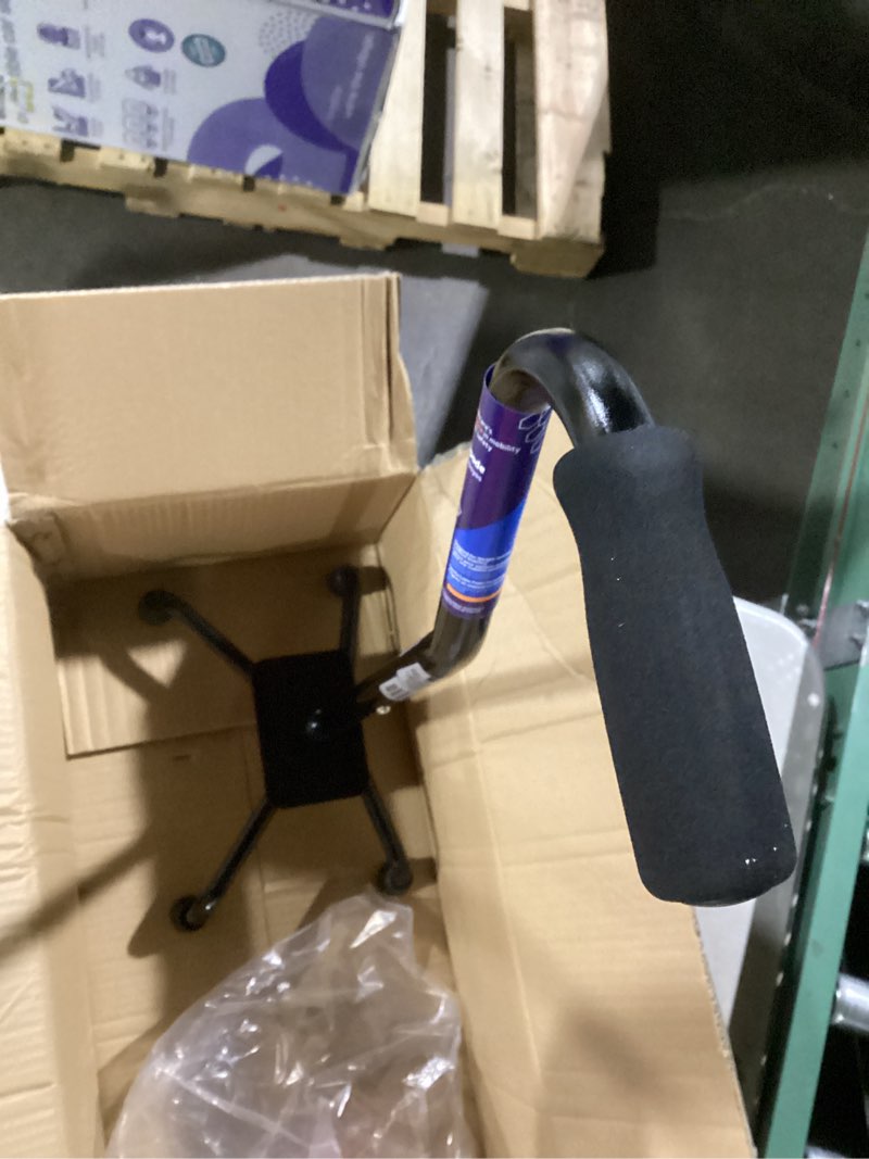 Condition photo showing New/Like New for medline aluminum quad cane with large base for balance, knee injuries, leg surgery recovery & mobility, portable, lightweight walking aid for seniors & adults