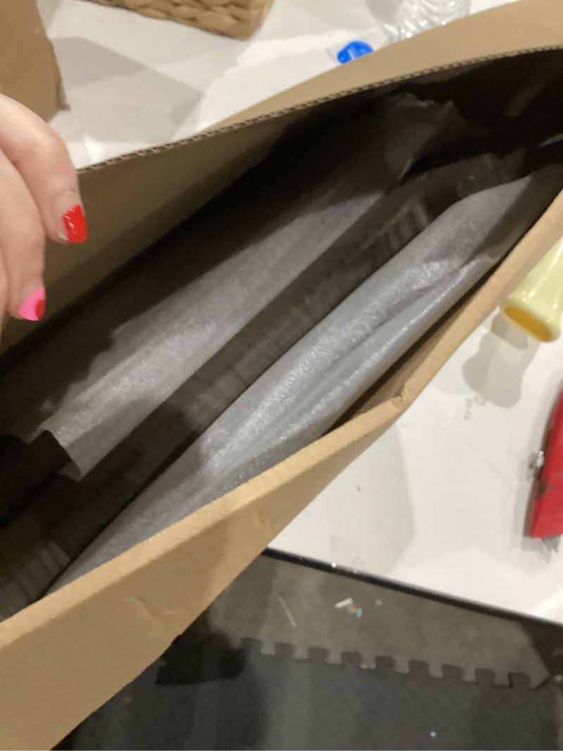 Condition photo showing New/Like New for Newborn Bed Prop Brown – Rustic Mini Wooden Bed for Baby Photography, Infant Photoshoot Posing Prop for Newborn Sessions Mini Bed Brown