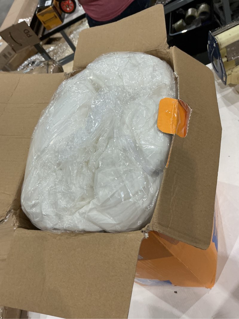 Condition photo showing Good Condition for artscope synthetic down pillow insert, 28x28 down alternative throw pillow insert. ultra soft fluffy sleeping pillow with 100% cotton cover, decorative pillows set of 2-white. white 28x28 inch (pack of 2)