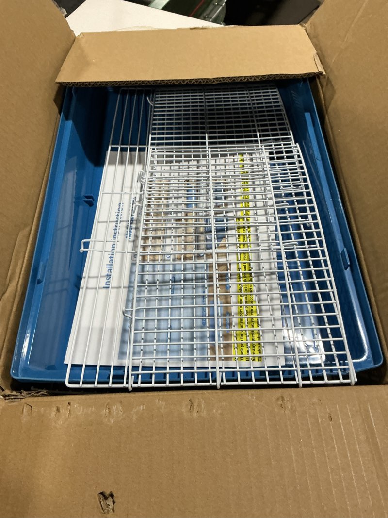 Condition photo showing As Is for Hamster cage for Hamsters, Gerbils, mice, Rats, Small Guinea Pigs and Other Small Animals. Medium Blue