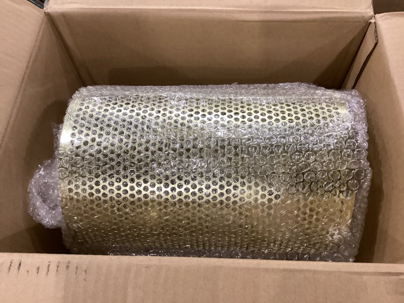 Condition photo showing New/Like New for VIVOHOME 11 Inch x 8 Inch Brass Plated Raffle Drum Lottery Spinning Drawing with Wooden Turning Handle Holds 2500 Tickets Small 11 Inch x 8 Inch