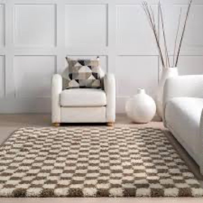 Nuloom beige rug 4’x6’