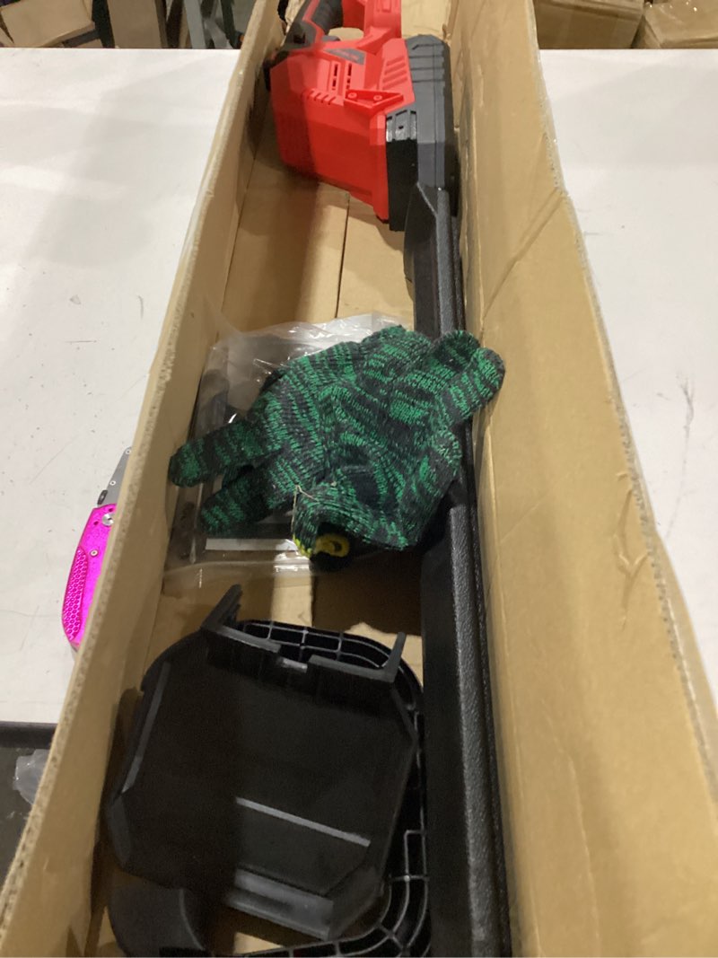 Condition photo showing Good Condition for cordless hedge trimmer for milwaukee 18v battery(tool only), 20'' bush trimmer, 3000rpm electric hedge trimmer, 180°rotatable head, battery powered hedge trimmer for yard, garden compatible with milwaukee battery