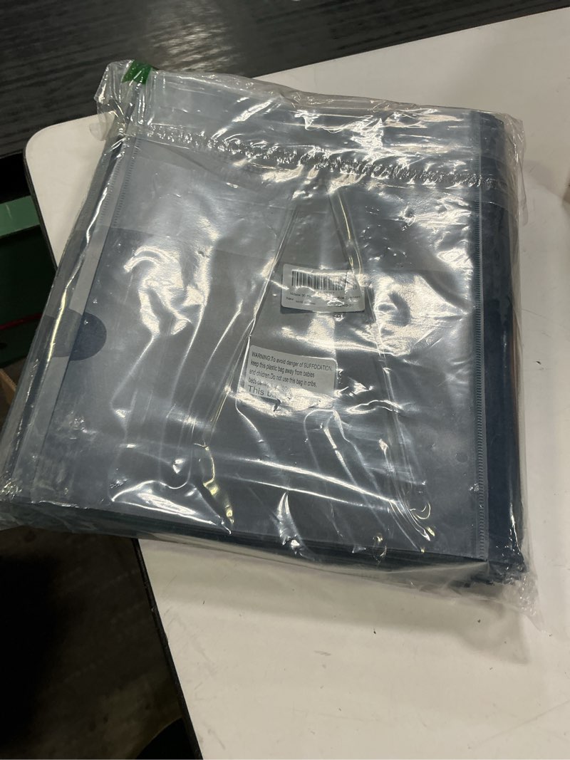 Condition photo showing New/Like New for Ndsox 30 Packs Clear Front Report Covers with 3-Prong Fasteners Plastic Project Presentation Folders Resume Document Covers with Navy Blue Back for 8.5x11" Letter Size Paper for School Office Business Navy Blue 30