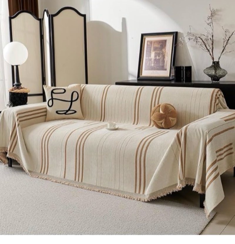 Akpgq Faux Fur Couch Cover for Dogs Washable,Fuzzy Pet Couch Covers for Sofa,L Shaped Sofa Cover,Thi