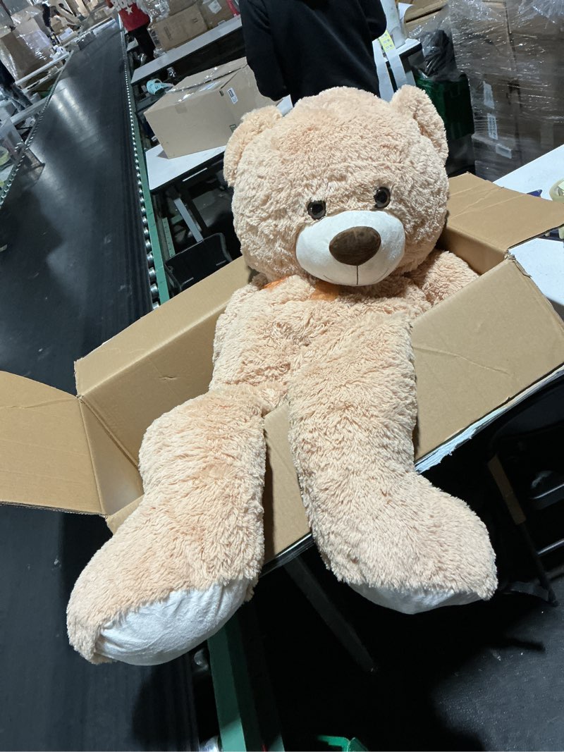 Condition photo showing Good Condition for Giant Teddy Bear Stuffed Animal 36 inch Plush Bear Toy for Girlfriend Girls Kids Gifts Chrsitmas Valentine's Day Birthday Baby Shower Decorations