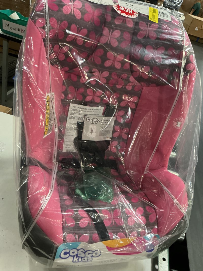 Condition photo showing Good Condition for cosco kids scenera extend infant & toddler convertible car seat, pink butterfly