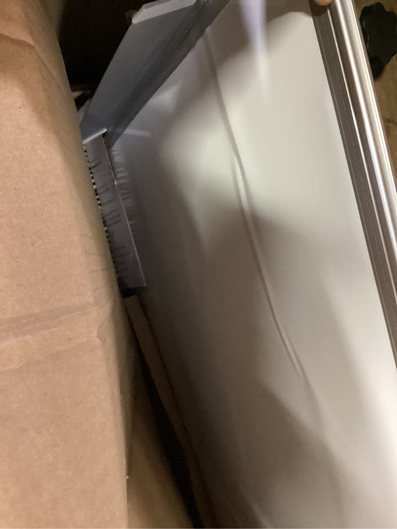 Condition photo showing As Is for easel whiteboard - magnetic portable dry erase 36 x 24 tripod height adjustable, 3' x 2' flipchart easel stand white board for office or teaching at home & classroom (36x24 white)