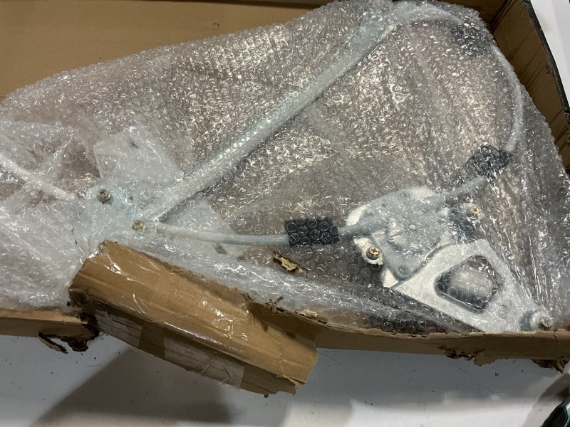 Condition photo showing As Is for 741-178 front left driver side power window regulator w/ 2-pin motor assembly compatible with 2003-2006 ford expedition & lincoln navigator replaces 6l1z7823209aa 2l1z7823395aa 741-178 front driver side (lh)