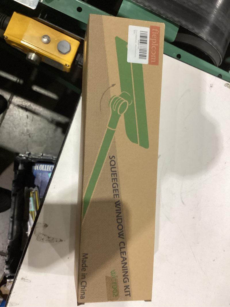 Condition photo showing New/Like New for Window Squeegee & Screen Cleaner with 62in Extension Pole, Lightweight Long Handle, U-Shape Scrubber & 180° Rotating Head – Advanced Fibre for Glass, Mirror, Shower, Car, Solar Panel