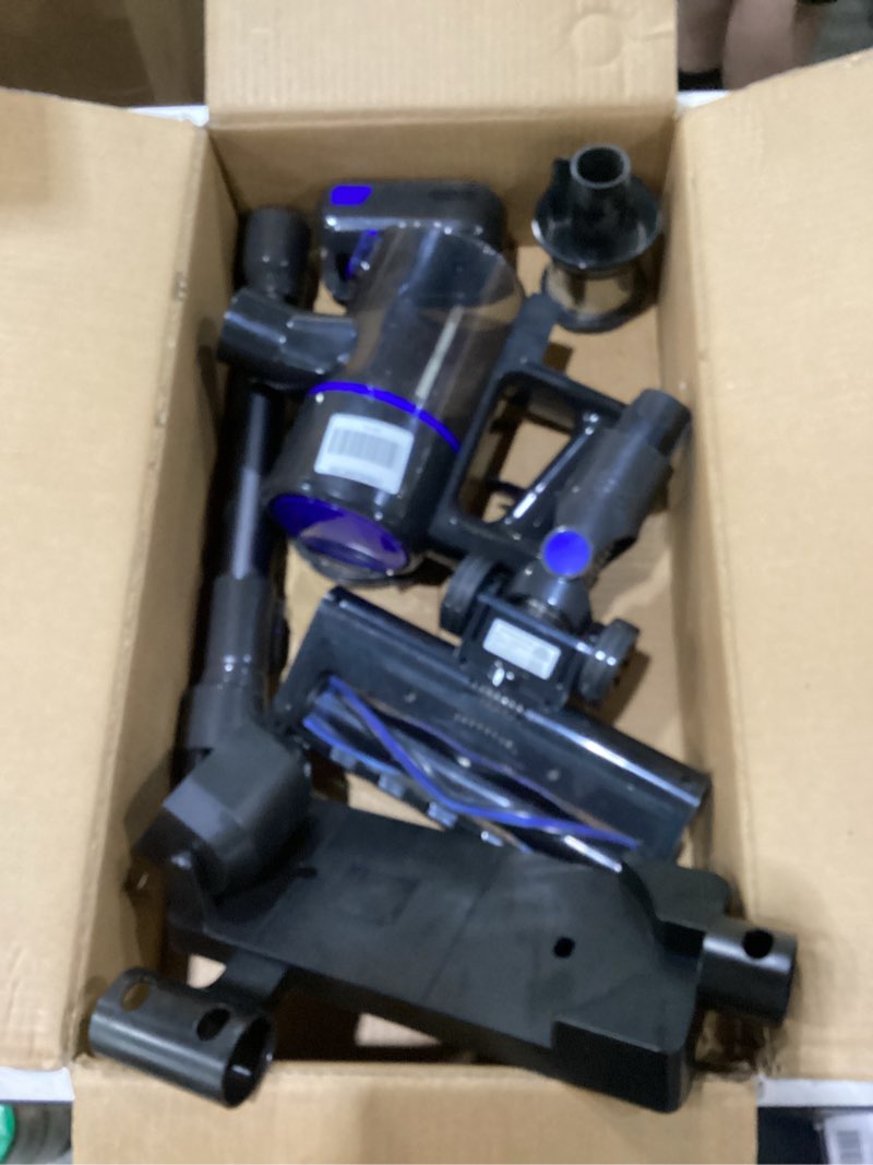 Condition photo showing As Is for Used NEWBULIG Cordless Vacuum Cleaner, Lightweight Stick Vacuum for Home with Anti-Tangle and LED Lights,