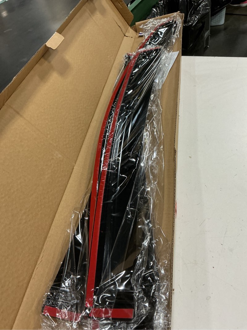 Condition photo showing Good Condition for window visors rain guards shield for 2010 2011 2012 2013 mazda 3 sedan, out-channel window vent wind deflectors visors shades for 10 11 12 13 mazda 3 (not for mazda 3 hatchback) 2010-2013 mazda 3 sedan
