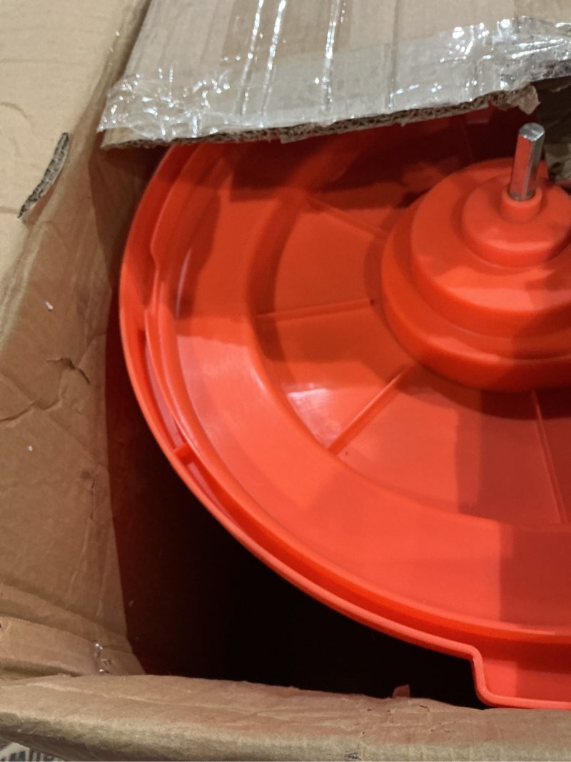 Condition photo showing As Is for clivia 5 gal/20 qt large commercial salad spinner jumbo manual lettuce dryer-dries up to 7 heads of lettuces