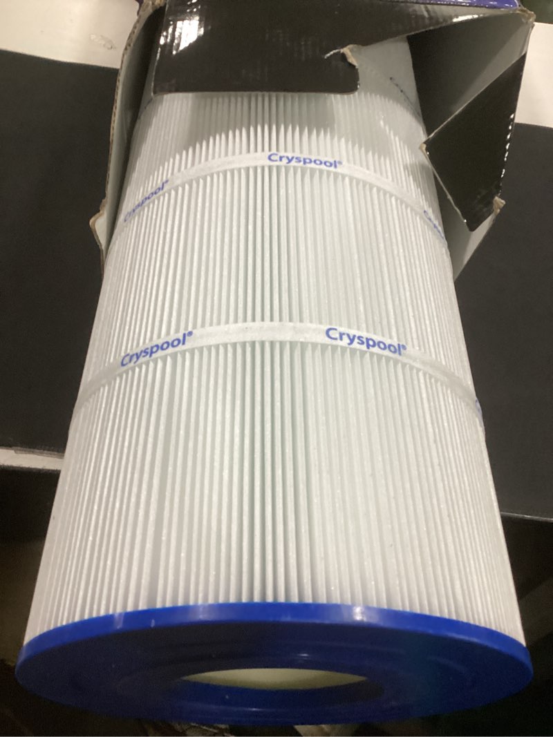 Condition photo showing Good Condition for cryspool® 08055 filter compatible with hayward c1200, cx1200re, pa120, c-8412, ultra-b2, fc-1293, clearwater ii 125, 817-0125n, 120 sq. ft pool filter cartridge, 1 pack