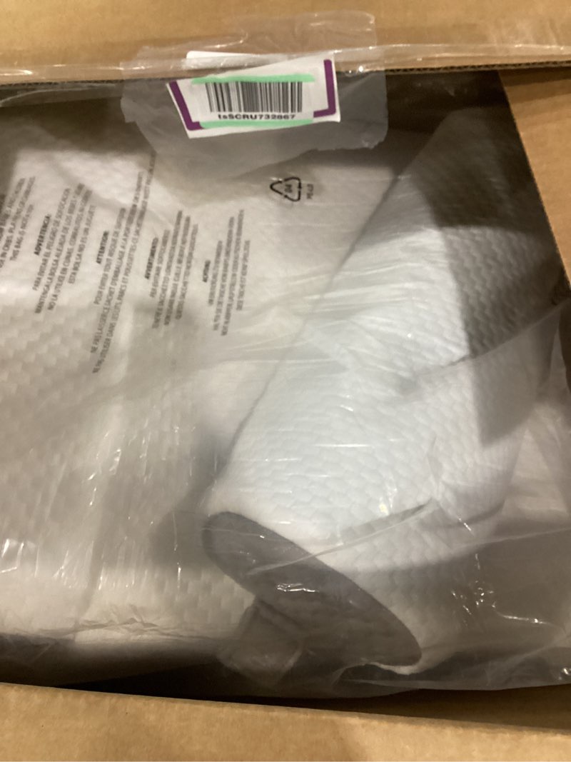 Condition photo showing New/Like New for 3PCS Wedge Pillow Set for After Surgery, Wedge Pillow for Acid Reflux Relief, Bed Wedge Pillow With Adjustable 9&12inch for Headboard,Sleeping, Orthopedic Memory Foam for Neck&Back Support, White/Grey Adjustable Wedge+1 Pillow White/Grey