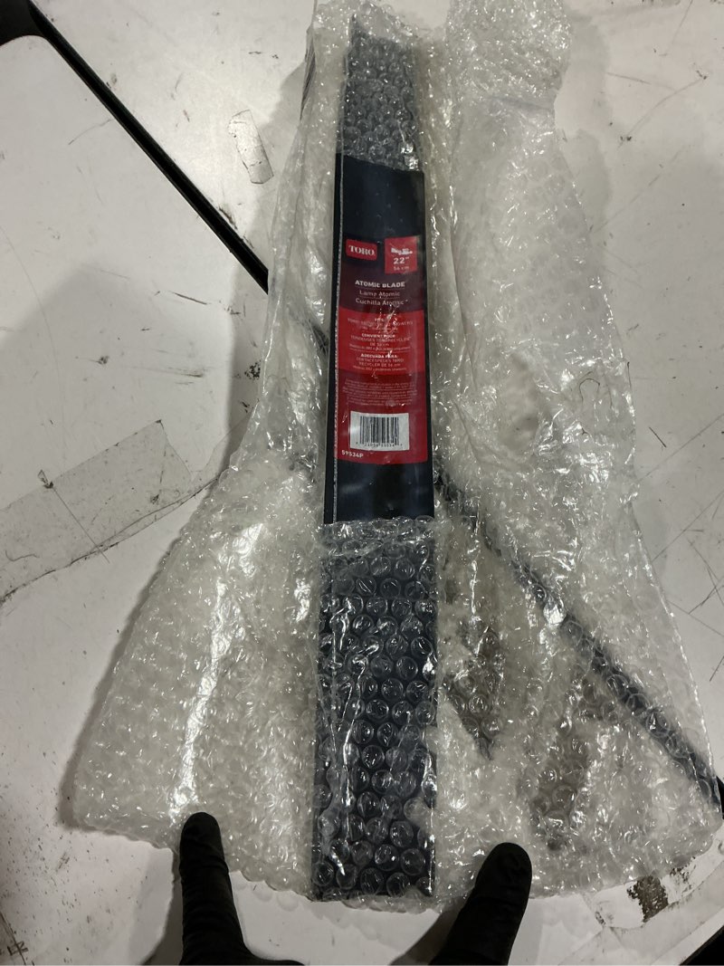 Condition photo showing New/Like New for toro atomic 22 in. high-lift mower blade for walk-behind mowers 1 pk