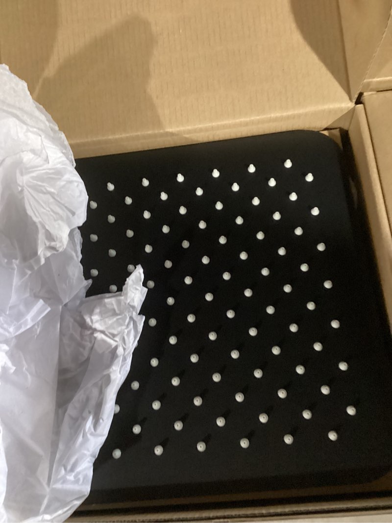 Condition photo showing Good Condition for Veken 10" Luxurious All Metal Rain Shower Head with Handheld Spray Combo, High Pressure Rainfall Square Shower Heads with Extension Arm, Wide Dual Showerhead, Bathroom Accessories, Matte Black Mainstream Pick Matte Black