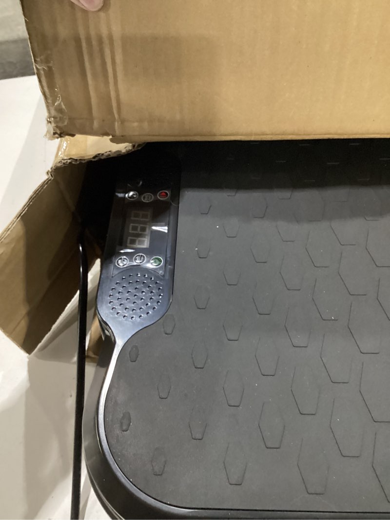 Condition photo showing As Is for Vibration Plate Exercise Machine,Vibration Plate for Lymphatic Drainage Power Vibration Plate Machine Support 450 Lbs 250 Adjustable Speeds,Vibrating Plate Shake Plate Weight Loss