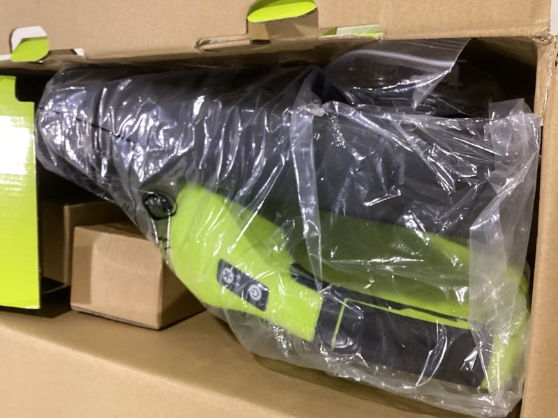 Condition photo showing Good Condition for leaf blower cordless - 21v powerful electric leaf blower with 2 batteries and charger, 2 speed modes, 2.0ah lightweight battery powered leaf blowers for lawn care, patio, dust, blowing leaves green