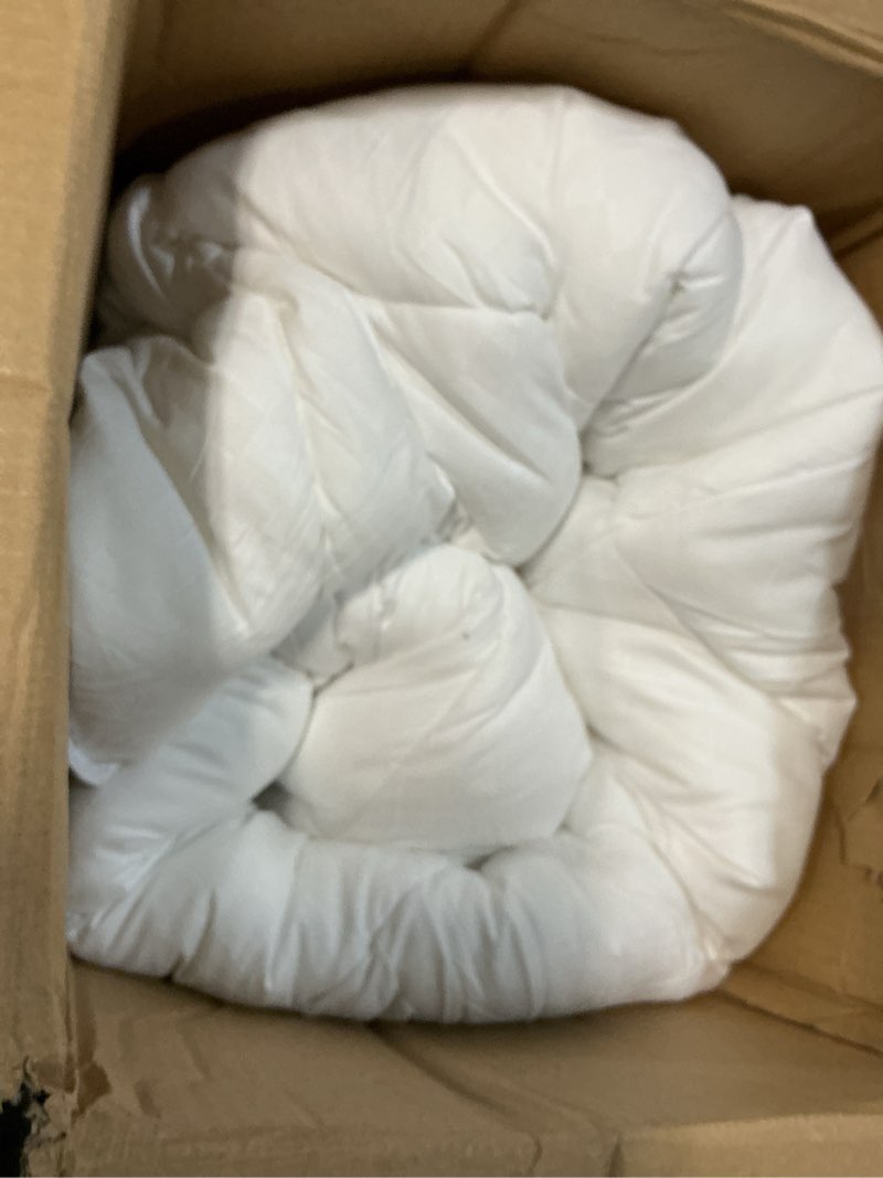 Condition photo showing As Is for 3 Inch Ultra-Fluffy Memory Foam Mattress Topper Cal King for Back Pain, Extra Soft Pillow Top Cal King Mattress Topper with 4X Support, Mattress Pad with Breathable Air Mesh Sides, 6-21'' Deep Pocket White California King