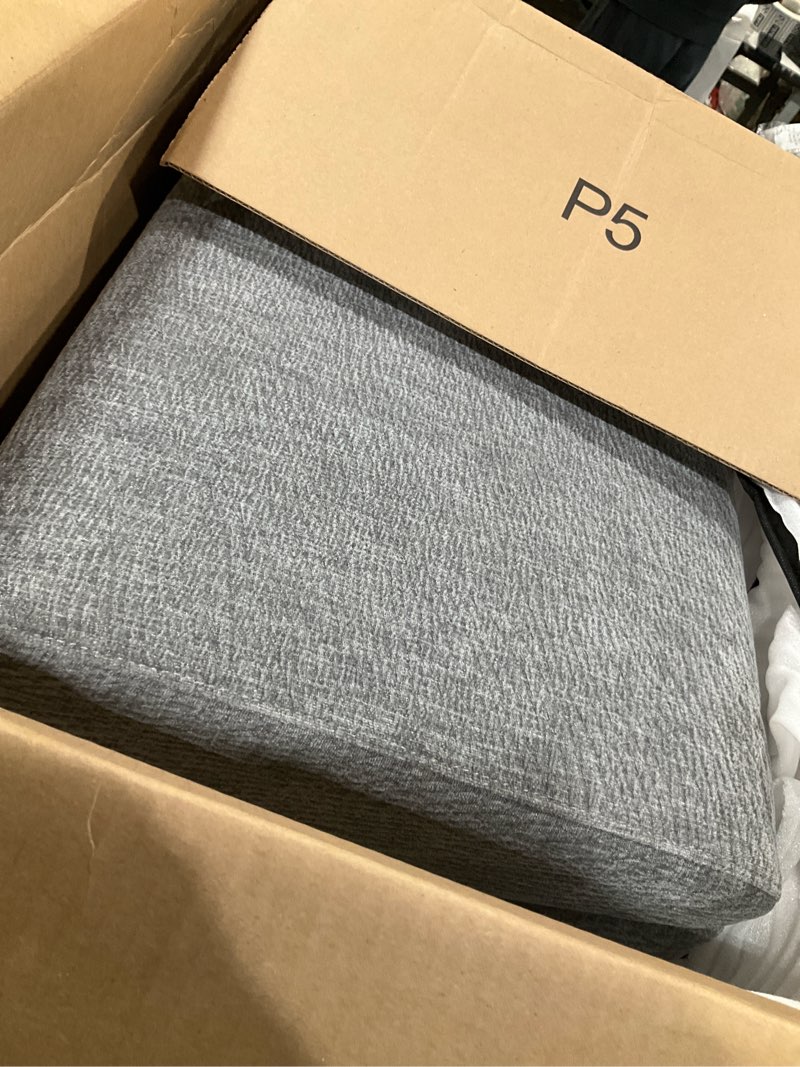 Condition photo showing Good Condition for 3-in-1 Dog Ramp 18.9"×17.7"×18.9" with Storage – Pet Stairs for Senior & Injured Dogs & Cats, Hidden Storage Footstool, Ottoman Anti-Slip, Supports 220 lbs for Beds & Sofas gray