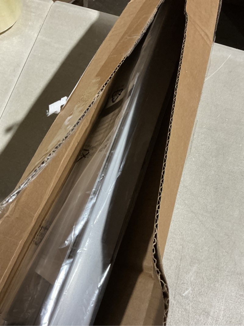 Condition photo showing As Is for lazblinds cordless cellular shades, no tools no drill light filtering honeycomb shades pleated blinds for windows, 24'' w x 48'' h, light grey light filtering-light grey 24'' w x 48'' h