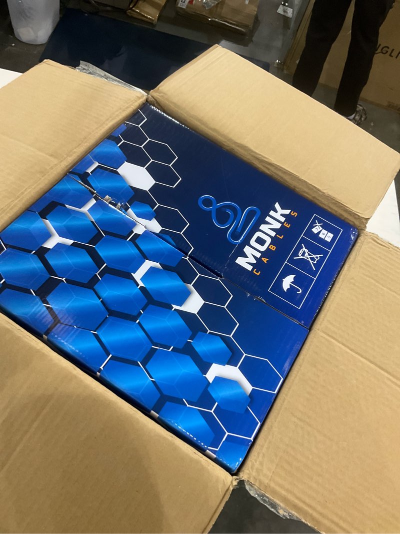 Condition photo showing Good Condition for MONK CABLES | CAT6 Plenum Cable 1000ft | UTP, 23AWG, 550MHz | DSX-8000 Certified | Most Certified Cable of The Whole Market (Blue)