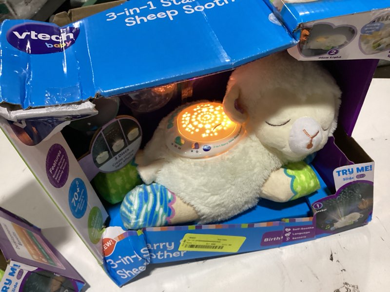 Condition photo showing Good Condition for vtech® 3-in-1- starry skies sheep soother™ cry-activated projector, walmart exclusive
