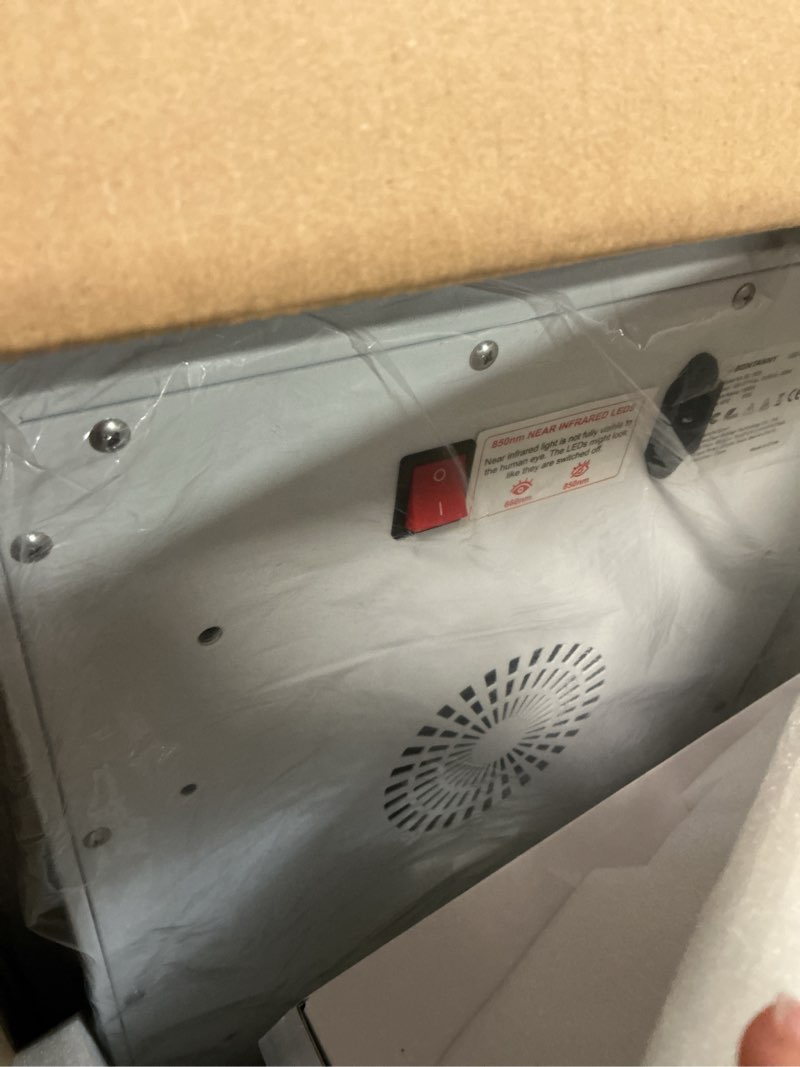 Condition photo showing New/Like New for red light therapy, full body red near infrared light 660nm 850nm with 300 dual chip clinical grade leds & timer, high power panel for anti-aging, pain relief, 400w (stand sold separately) bl-1500