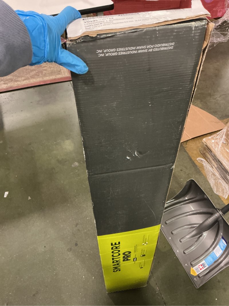 Condition photo showing New/Like New for Smartcore pro extreme performance waterproof flooring size 7.08” w x 40.03” / thickness 6.0mm , 16.54 sq.ft 