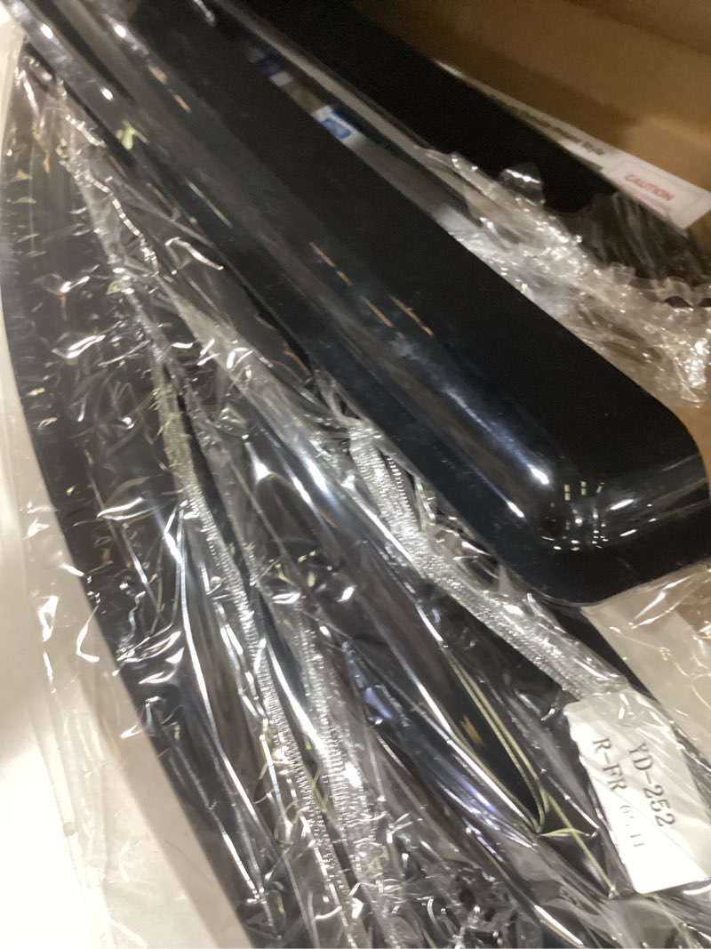 Condition photo showing Good Condition for window visors rain guards for 2019-2025 dodge ram 1500 quad cab (new body style), window vent wind deflectors visors shades for 19-25 ram 1500 (2 full-size doors, 2 half-size doors) 2019-2025 ram 1500 quad cab
