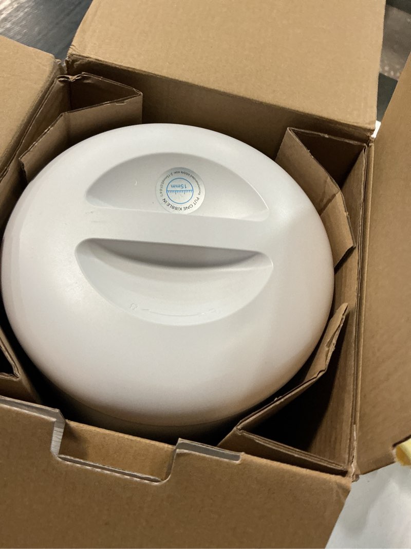 Condition photo showing New/Like New for petlibro automatic cat feeder, 5g wifi automatic pet feeder with freshness preservation, 3l timed cat feeders for dry food, up to 48 portions 10 meals per day, granary pet feeder for cat/dog, white white 3l-with wifi