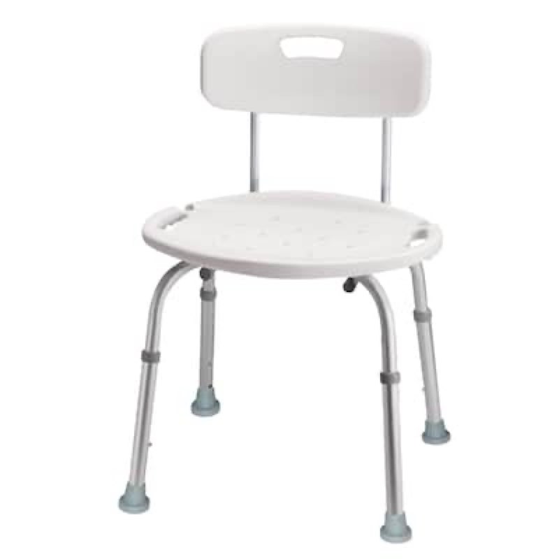 (possibly missing parts)project source white shower and bath stool