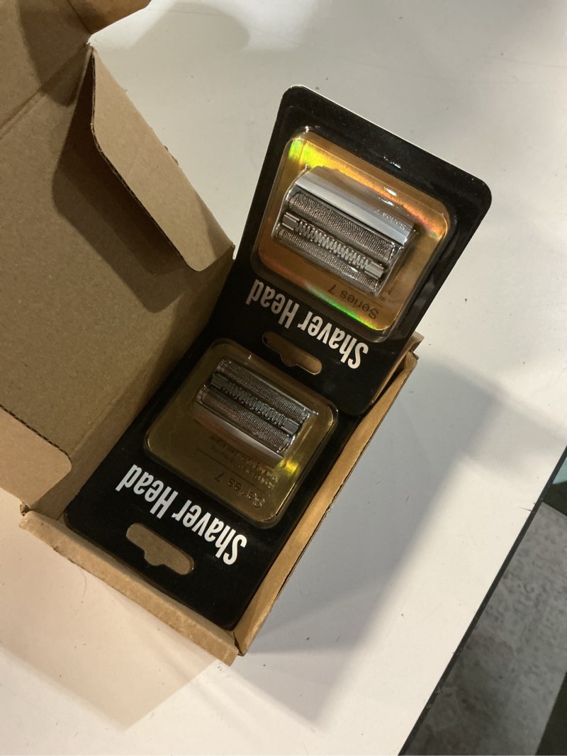 Condition photo showing New/Like New for 70s series 7 replacement head for braun series 7 foil shaver replacement heads for braun series 7 replacement compatible with series 7 shavers 70s 720,750cc, 760cc,790cc,9565 foil shaver?2pack ?