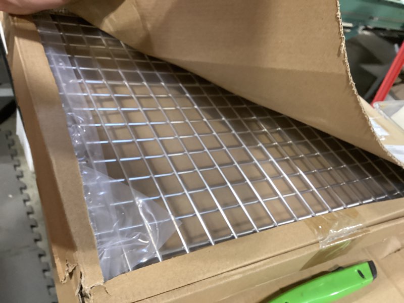 Condition photo showing Good Condition for 27.5 in. x 15.5 in. centre drain sink protector with supersoft silicone feet in 304 grade stainless steel