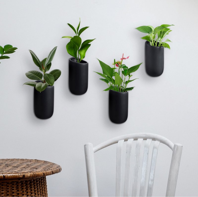 Starbella Cylindrical Ceramic Wall Planter
