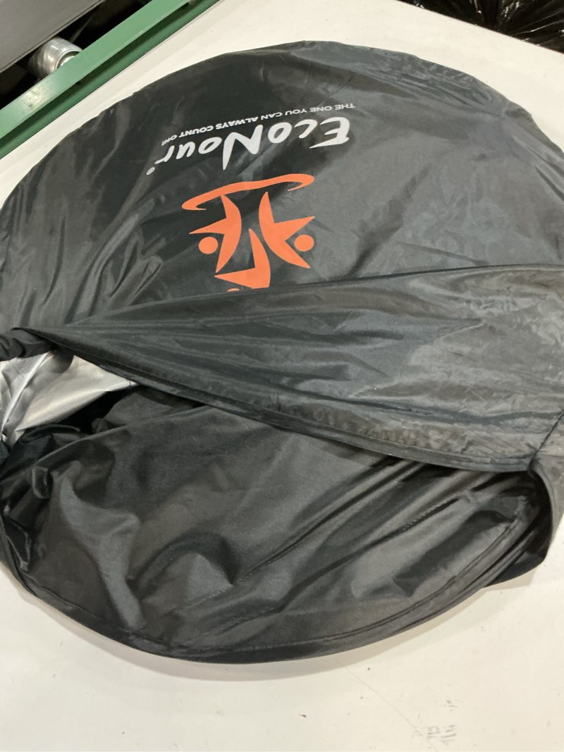 Condition photo showing Good Condition for EcoNour 2-Piece Foldable Spring RV Windshield Sunshade, Reflective 240T Polyster for RVs, Trucks, Motorhomes, Bus, Side Window, XX-Large (Each 41.5 in x 50 in)