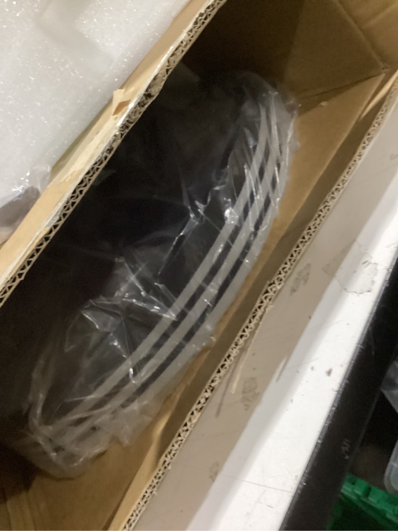 Condition photo showing Good Condition for ceiling fan with light, flush mounted ceiling fan with lights, 6 wind speeds smart low profile fan for bedroom, kids room and living room 20" (black) black-1105 20"