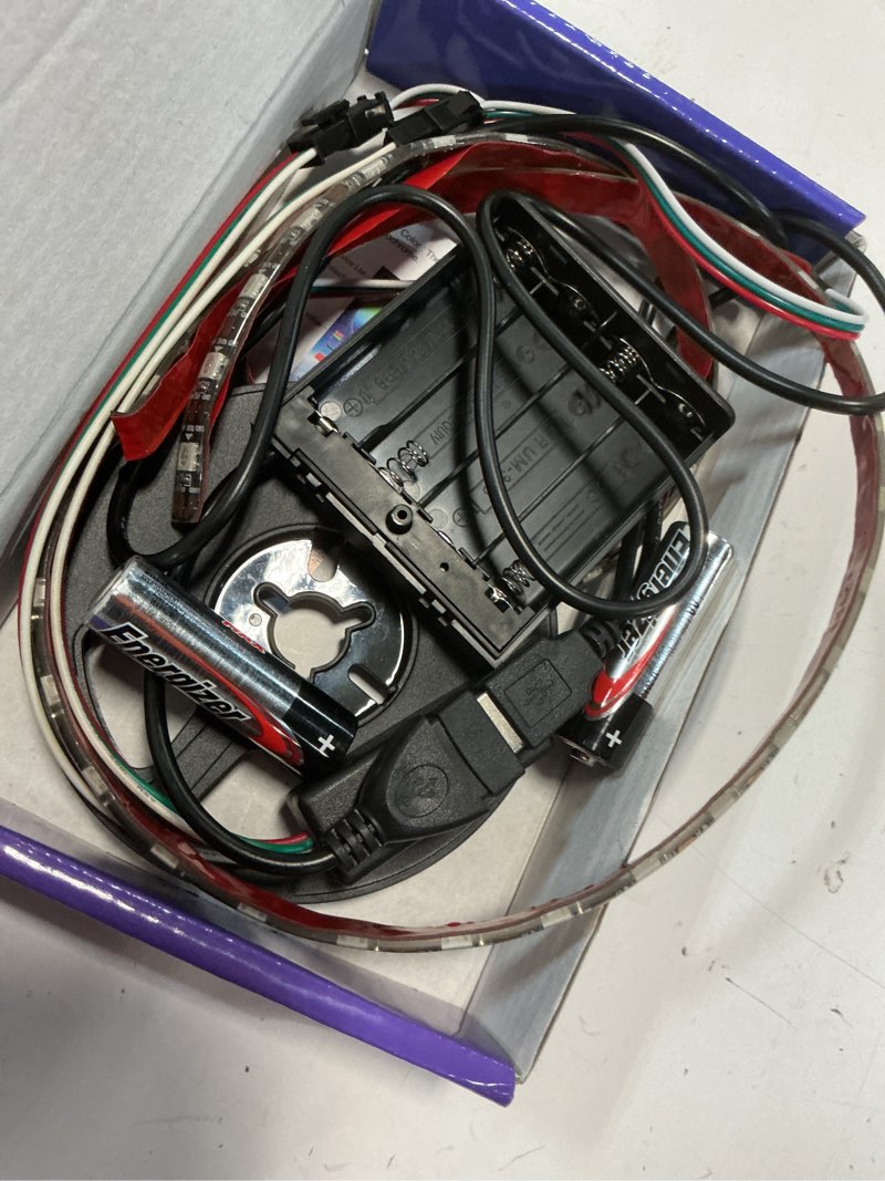 Condition photo showing Good Condition for keiurot scooter led light strips for night riding 5v high bright skateboard lights app control rgbic waterproof electric scooter accessories 2 in 1