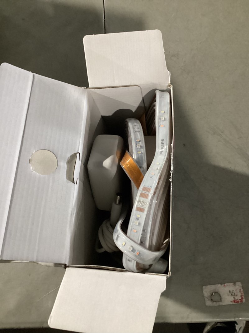 Condition photo showing As Is for Philips Hue Indoor 33 Ft Smart LED Solo lightstrip Base Kit - 1 Pack - Control with Hue App - Compatible with Alexa, Google Assistant and Apple HomeKit