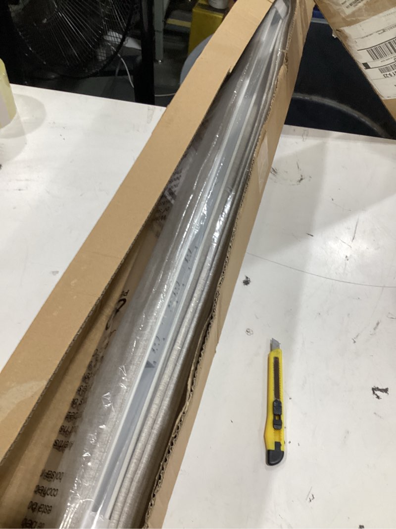 Condition photo showing Good Condition for lazblinds no drill roman shades for windows, cordless blackout window shades with uv protection, polyester fabric for bedroom & living room, 47" w x 64" h, beige blackout - faux linen - beige 47"w x 64"h