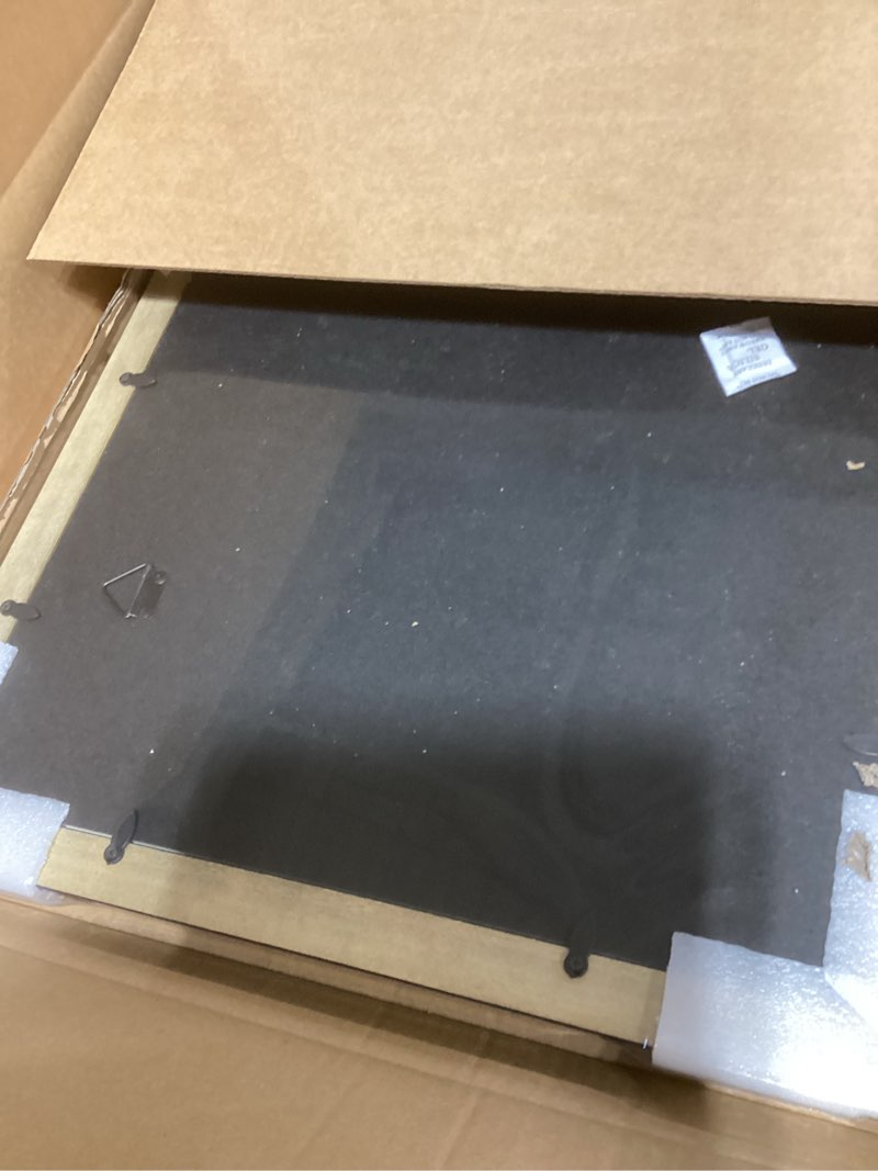 Condition photo showing New/Like New for 11x14 Diploma Frame with Black over Gold Mat, 14x17 Certificate Frame, Real Wood with Gold Trim, Black Frame with Arcylic 11x14 with Black over Gold Mat Black
