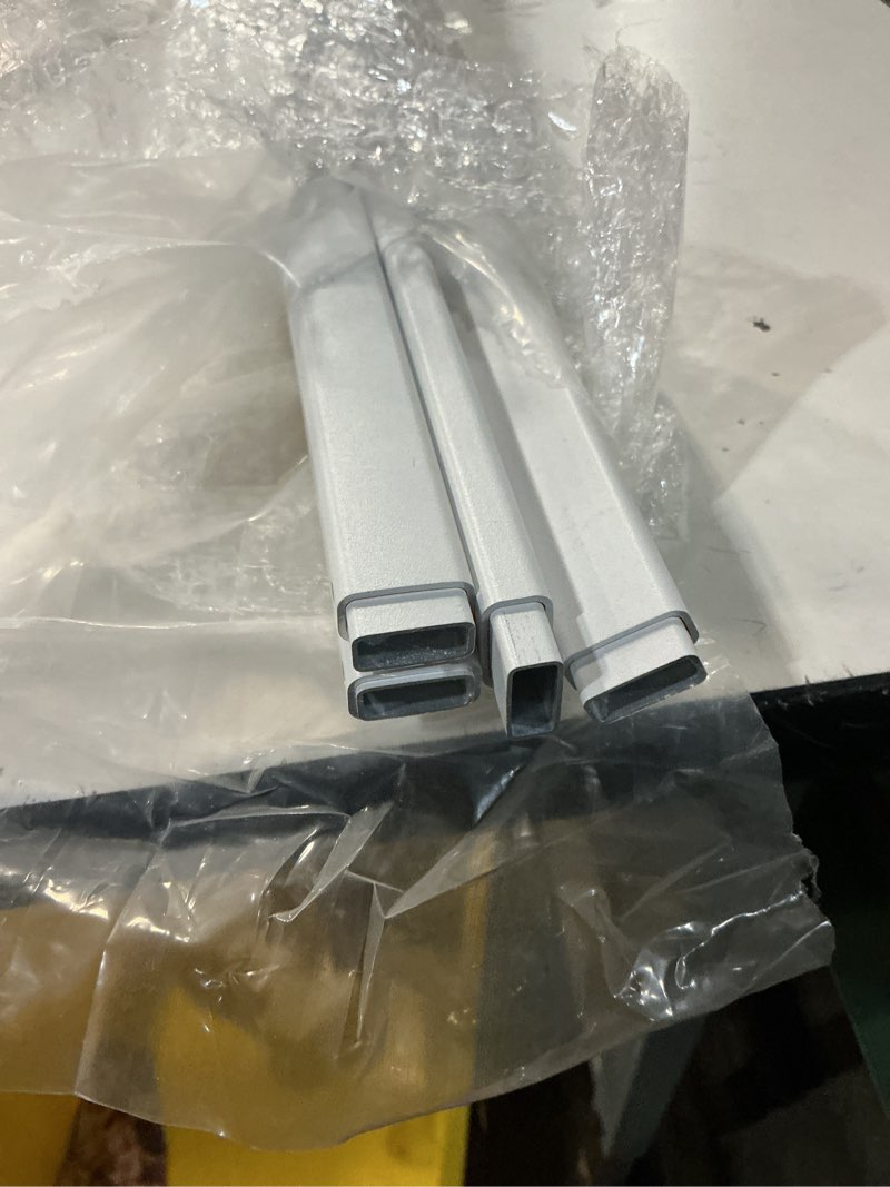 Condition photo showing Good Condition for doublefill 4 pcs sidelight curtain rods 18" - 28" flat sash rods french door curtain rod white for windows door sidelights cupboard closet
