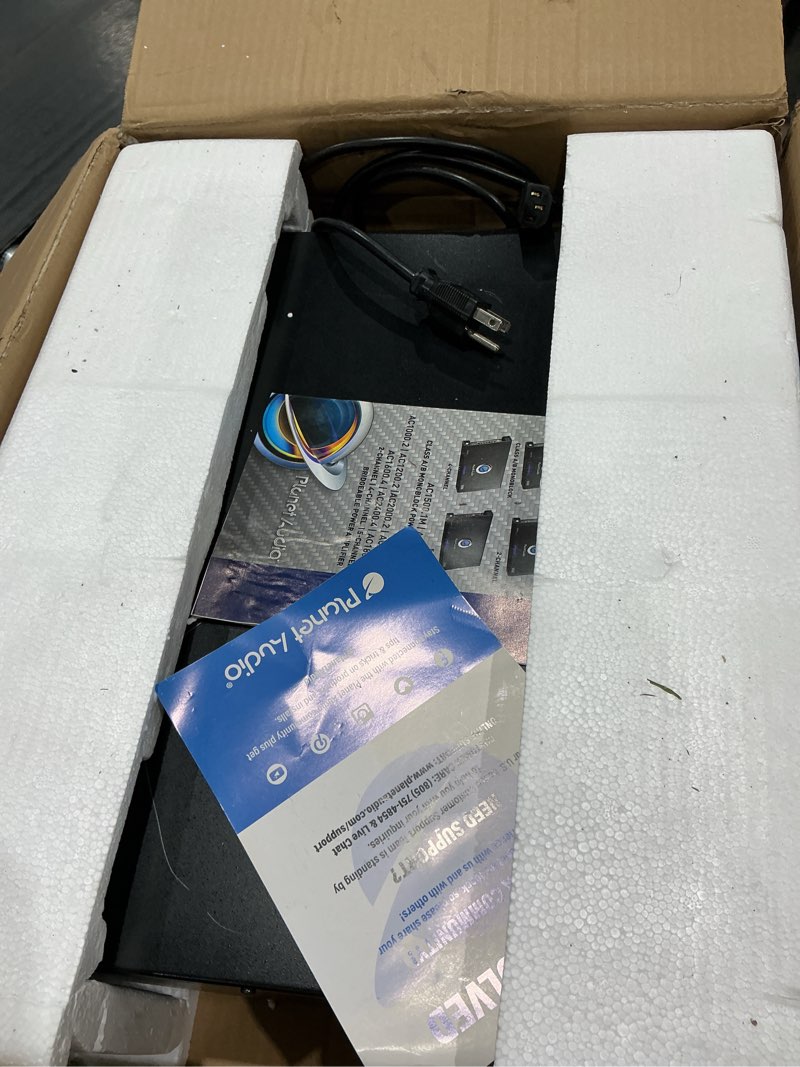 Condition photo showing As Is for gemini professional 5000w 2-channel power amplifier – high-powered dj & pa audio amp with xlr/rca inputs, bridge mode, built-in protection & cooling for live sound & installations (xga-5000) 5000w amplifier