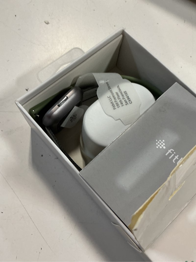 Condition photo showing Good Condition for fitbit versa 2 special edition health and fitness smartwatch with heart rate, music, alexa built-in, sleep and swim tracking, smoke woven/mist grey, one size (s and l bands included) smoke woven/mist grey special edition